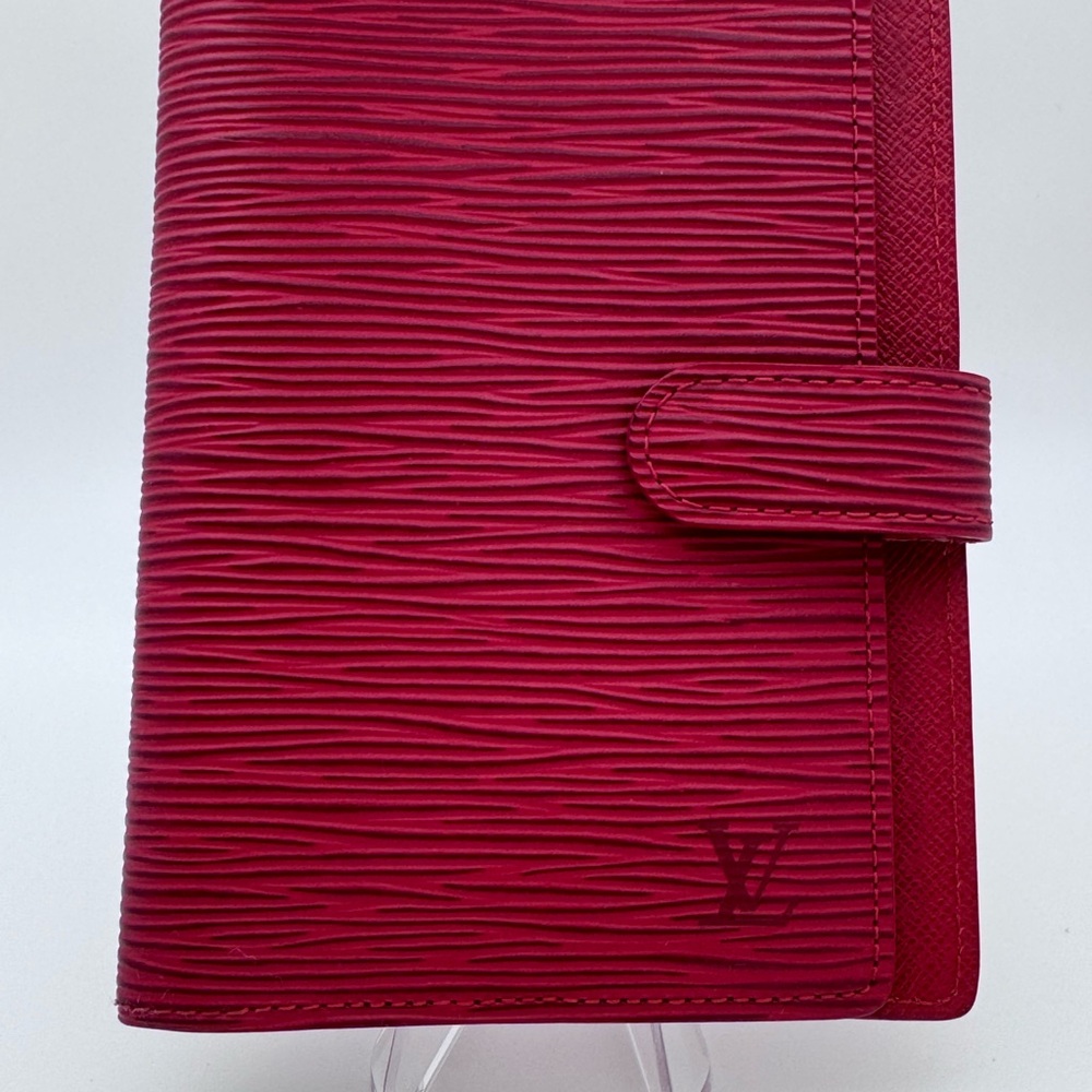 Louis Vuitton Red Epi Agenda
